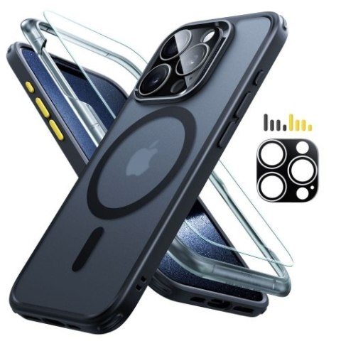ESR CLASSIC PRO SET HALOLOCK MAGSAFE IPHONE 15 PRO FROSTED BLACK ESR CLASSIC PRO SET HALOLOCK MAGSAFE IPHONE 15 PRO FROSTED BLACK
