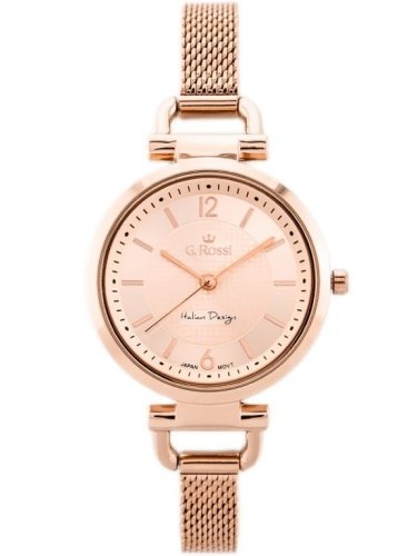 ZEGAREK G. ROSSI - LESTI - 3652B (zg772f) - rose gold + BOX