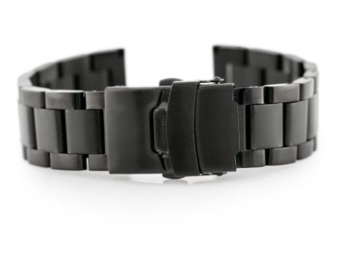 Bransoleta Pacific Model 3 solid - czarna 22mm Bransoleta Pacific Model 3 solid - czarna 22mm
