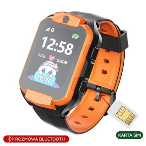 SMARTWATCH DZIECIĘCY PACIFIC 32-3 KIDS - orange / black (sy028c) SMARTWATCH DZIECIĘCY PACIFIC 32-3 KIDS - orange / black (sy028c)
