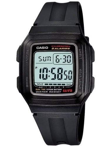 ZEGAREK MĘSKI CASIO F-201WA-9A (zd164a) - KLASYKA + BOX ZEGAREK MĘSKI CASIO F-201WA-9A (zd164a) - KLASYKA + BOX