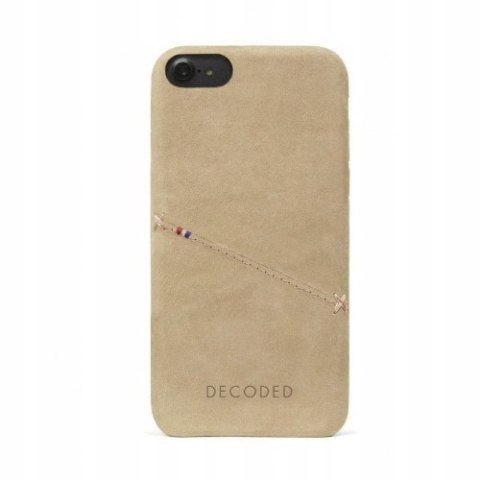 Etui skórzane Decoded (Sahara) - DECODED Leather Back Cover for iPhone 8 / Etui skórzane Decoded (Sahara) - DECODED Leather Back Cover for iPhone 8 /