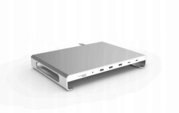 JCPal ELEX USB-C 11-Port Hub Stand (Silver)