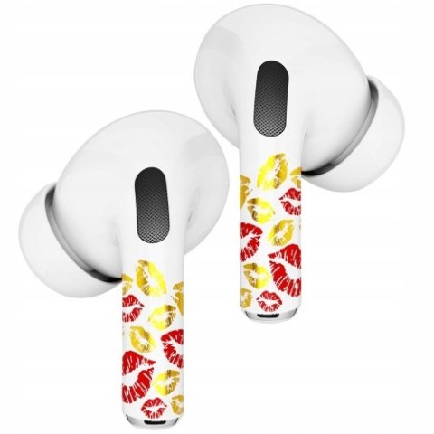 RockMax Art Skins Gold Lips with applicator for AirPods Pro 2/ Pro RockMax Art Skins Gold Lips with applicator for AirPods Pro 2/ Pro