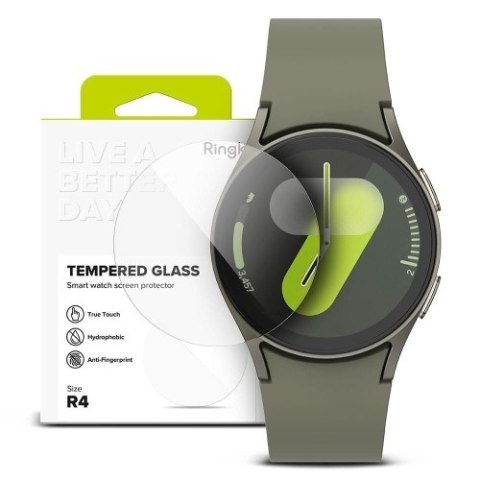 SZKŁO HARTOWANE RINGKE TEMPERED GLASS 4-PACK GALAXY WATCH 4 / 5 / 6 / 7 / FE (40 MM) CLEAR SZKŁO HARTOWANE RINGKE TEMPERED GLASS 4-PACK GALAXY WATCH 4 / 5 / 6 / 7 / FE (40 MM) CLEAR