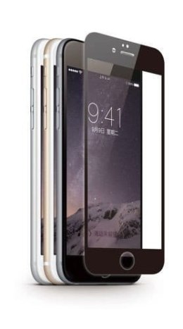 Szkło ochronne 0,15mm iPhone 6/6S na cały ekran (czarna ramka) - JCPAL Perf