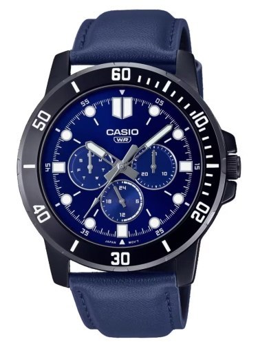 ZEGAREK MĘSKI CASIO MTP-VD300BL-2E + BOX ZEGAREK MĘSKI CASIO MTP-VD300BL-2E + BOX