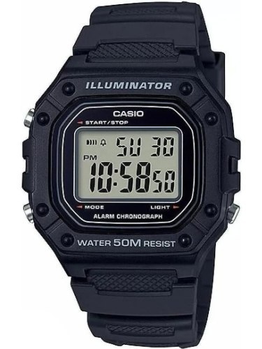 ZEGAREK MĘSKI CASIO W-218H-1A + BOX ZEGAREK MĘSKI CASIO W-218H-1A + BOX